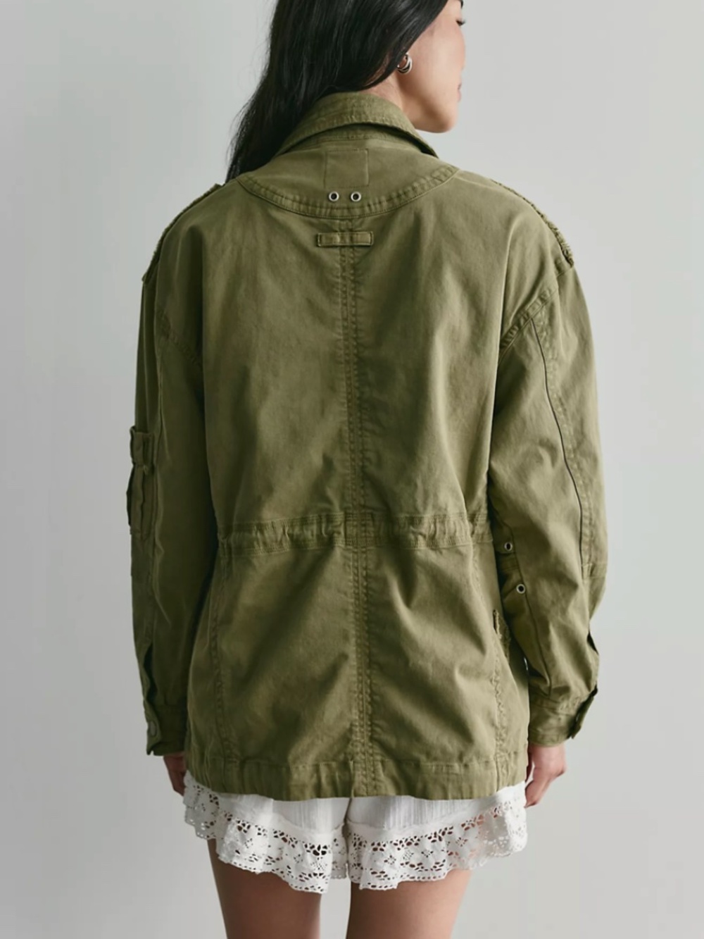 free people green utility jacket - Picture 2 of 9